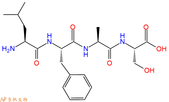 专肽生物产品H2N-Leu-Phe-Ala-Ser-COOH