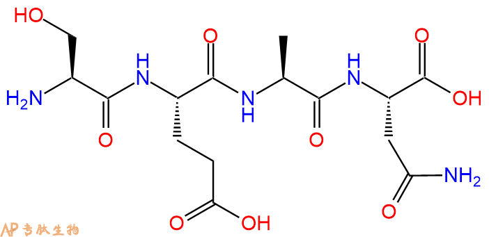 专肽生物产品H2N-Ser-Glu-Ala-Asn-COOH