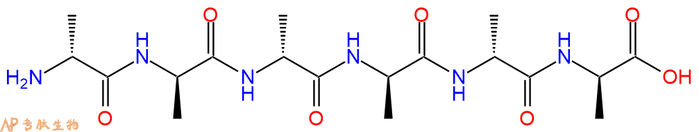 专肽生物产品H2N-DAla-DAla-DAla-DAla-DAla-DAla-COOH286842-36-2