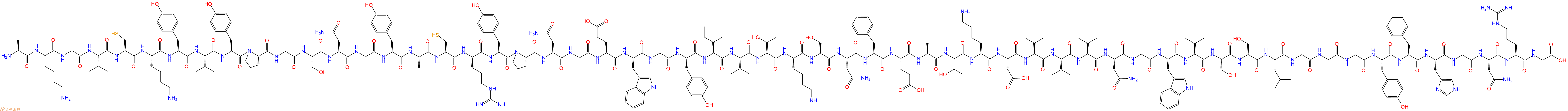 专肽生物产品H2N-Ala-Lys-Gly-Val-Cys-Lys-Tyr-Val-Tyr-Pro-Gly-Ser-Asn-Gly-Tyr-Ala-Cys-Arg-Tyr-Pro-Asn-Gly-Glu-Trp-Gly-Tyr-Ile-Val-Thr-Lys-Ser-Asn-Phe-Glu-Ala-Thr-Lys-Asp-Val-Ile-Val-Asn-Gly-Trp-Val-Ser-Ser-Leu-Gly-Gly-Gly-Tyr-Phe-His-Gly-Asn-Arg-Gly-COOH