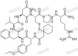 专肽生物产品(d(CH2)51,D-Tyr(Et)2,Val4,Arg8,des-Gly9)-Vasopressin90332-82-4