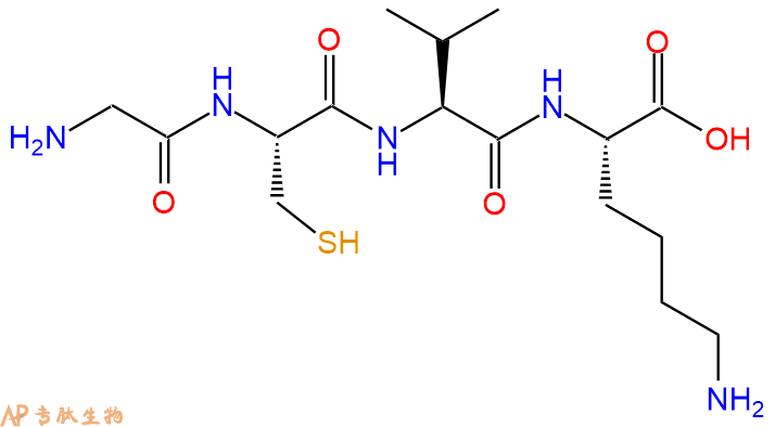 专肽生物产品H2N-Gly-Cys-Val-Lys-COOH