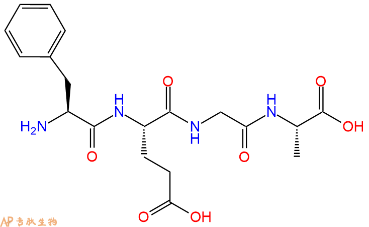 专肽生物产品H2N-Phe-Glu-Gly-Ala-COOH