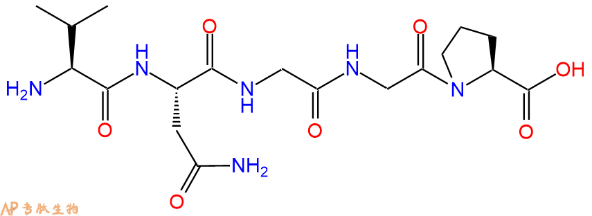 专肽生物产品H2N-Val-Asn-Gly-Gly-Pro-COOH