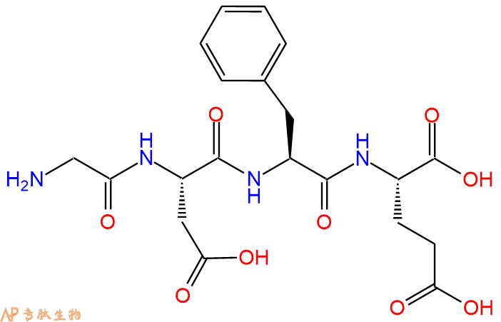 专肽生物产品H2N-Gly-Asp-Phe-Glu-COOH