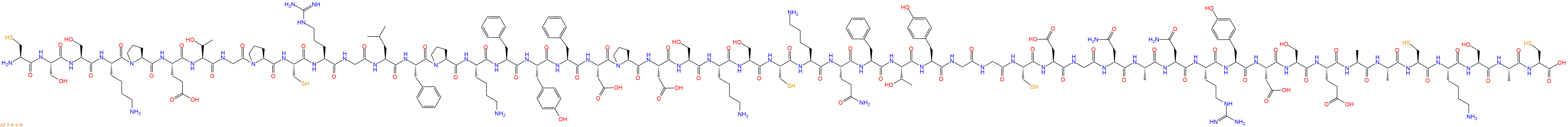 专肽生物产品H2N-Cys-Ser-Ser-Lys-Pro-Glu-Thr-Gly-Pro-Cys-Arg-Gly-Leu-Phe-Pro-Lys-Phe-Tyr-Phe-Asp-Pro-Asp-Ser-Lys-Ser-Cys-Lys-Gln-Phe-Thr-Tyr-Gly-Gly-Cys-Asp-Gly-Asn-Ala-Asn-Arg-Tyr-Asp-Ser-Glu-Ala-Ala-Cys-Lys-Ser-Ala-Cys-COOH