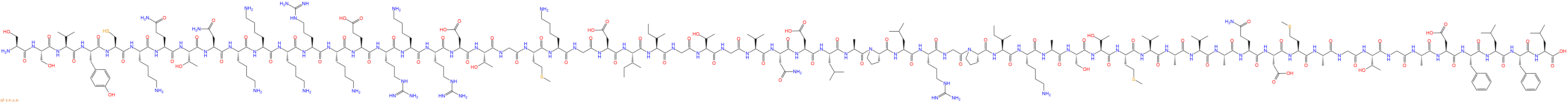 专肽生物产品H2N-Ser-Ser-Val-Tyr-Cys-Lys-Gln-Thr-Asn-Lys-Lys-Lys-Arg-Lys-Glu-Arg-Lys-Arg-Asp-Thr-Gly-Met-Lys-Gly-Asp-Ile-Ile-Gly-Thr-Gly-Val-Asn-Asp-Leu-Ala-Pro-Leu-Arg-Gly-Pro-Ile-Lys-Ala-Ser-Thr-Met-Val-Ala-Val-Ala-Gln-Asp-Met-Ala-Gly-Thr-Gly-Ala-Asp-Phe-Leu-Phe-Leu-