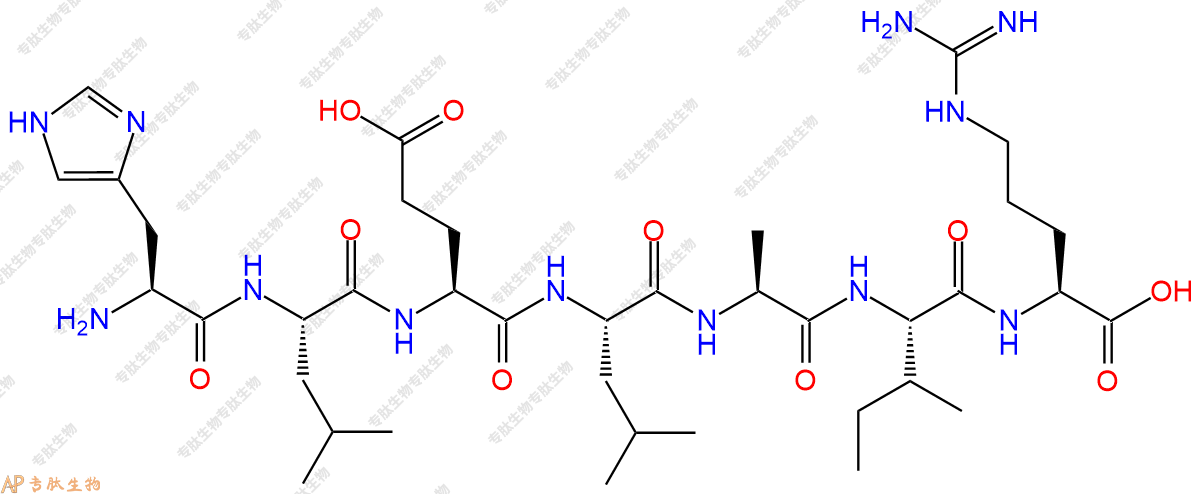 专肽生物产品H2N-His-Leu-Glu-Leu-Ala-Ile-Arg-COOH