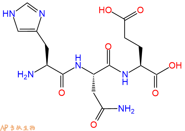 专肽生物产品H2N-His-Asn-Glu-COOH