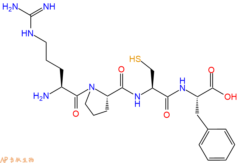 专肽生物产品H2N-Arg-Pro-Cys-Phe-COOH