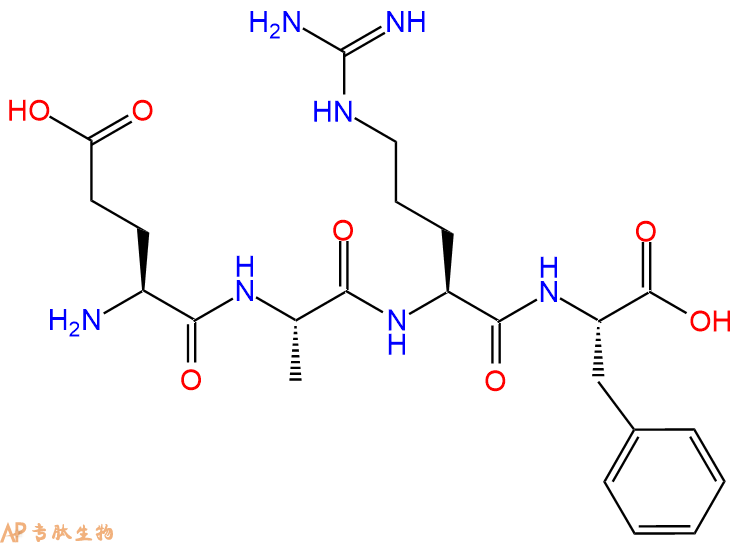 专肽生物产品H2N-Glu-Ala-Arg-Phe-COOH