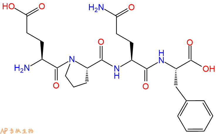 专肽生物产品H2N-Glu-Pro-Gln-Phe-COOH