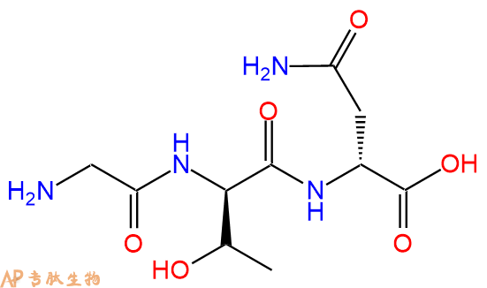 专肽生物产品H2N-Gly-DThr-DAsn-COOH