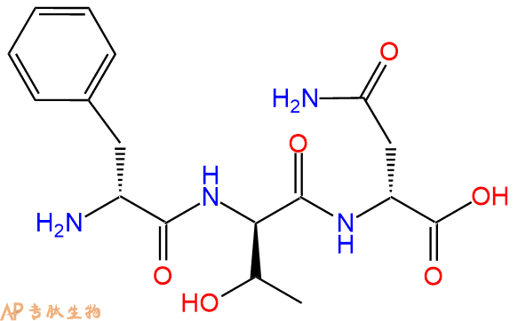 专肽生物产品H2N-DPhe-DThr-DAsn-COOH