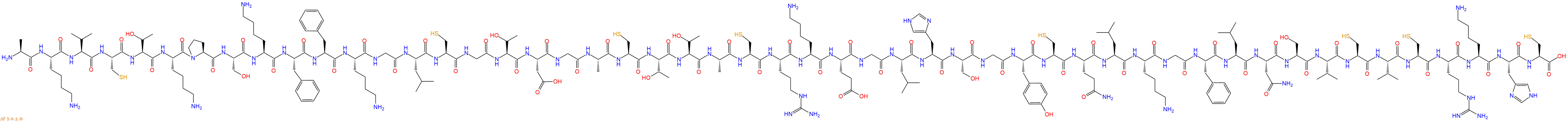 专肽生物产品H2N-Ala-Lys-Val-Cys-Thr-Lys-Pro-Ser-Lys-Phe-Phe-Lys-Gly-Leu-Cys-Gly-Thr-Asp-Gly-Ala-Cys-Thr-Thr-Ala-Cys-Arg-Lys-Glu-Gly-Leu-His-Ser-Gly-Tyr-Cys-Gln-Leu-Lys-Gly-Phe-Leu-Asn-Ser-Val-Cys-Val-Cys-Arg-Lys-His-Cys-COOH