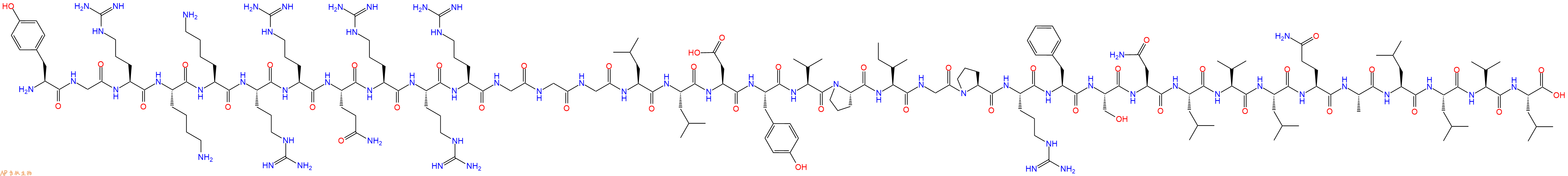 专肽生物产品细胞穿膜肽TAT-NSF700 Fusion Peptide