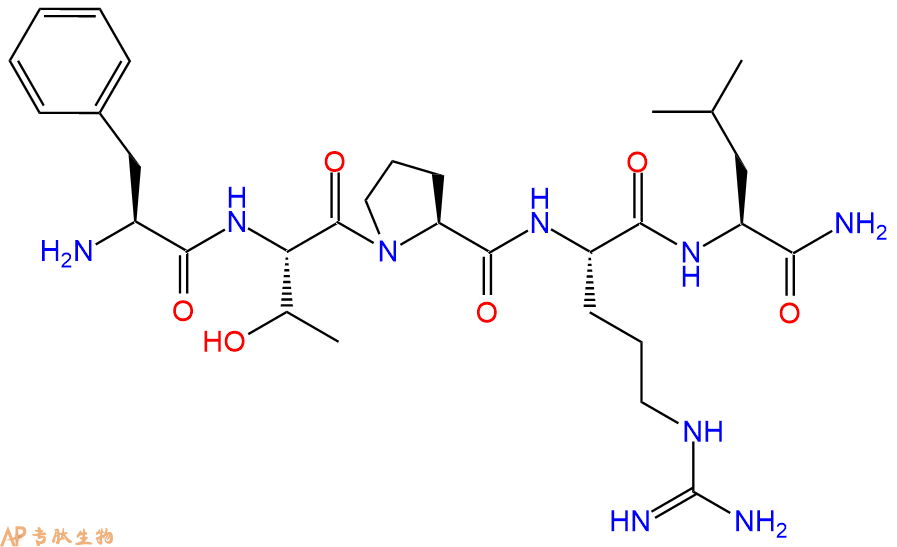 专肽生物产品Leucopyrokinin (4-8) 104191-78-8