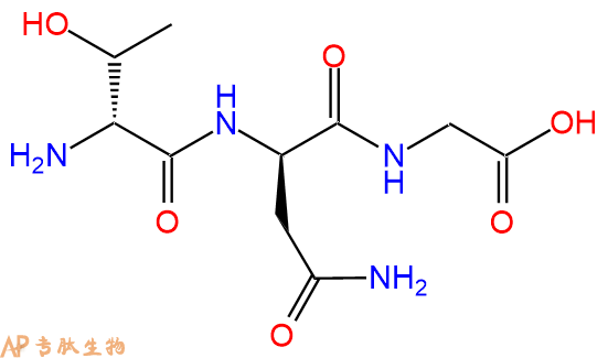 专肽生物产品H2N-DThr-DAsn-Gly-COOH