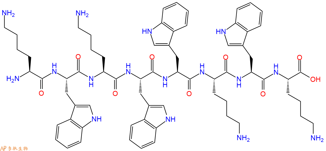 专肽生物产品H2N-Lys-Trp-Lys-Trp-Trp-Lys-Trp-Lys-COOH