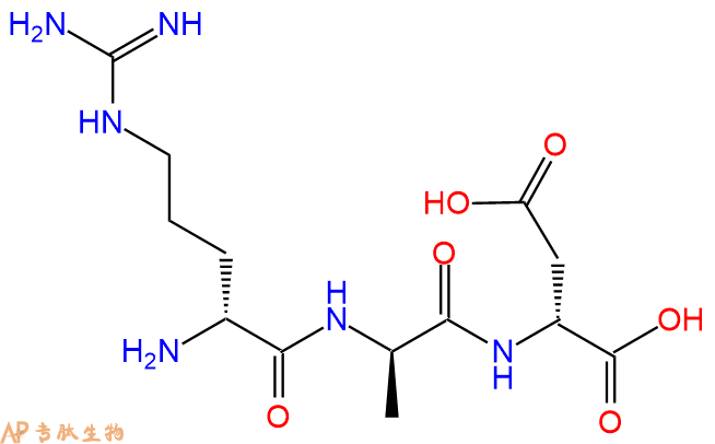 专肽生物产品H2N-DArg-DAla-DAsp-COOH