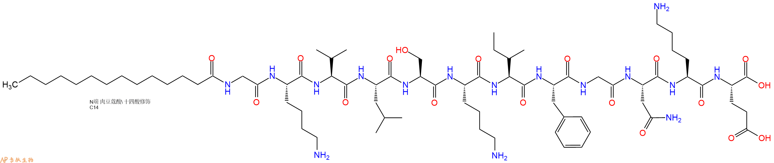 专肽生物产品ADP-核糖基化因子Myristoylated ADP - Ribosylation Factor 6, myr - A