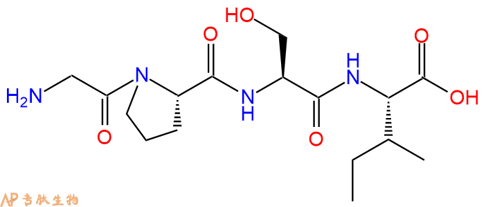 专肽生物产品H2N-Gly-Pro-Ser-Ile-COOH