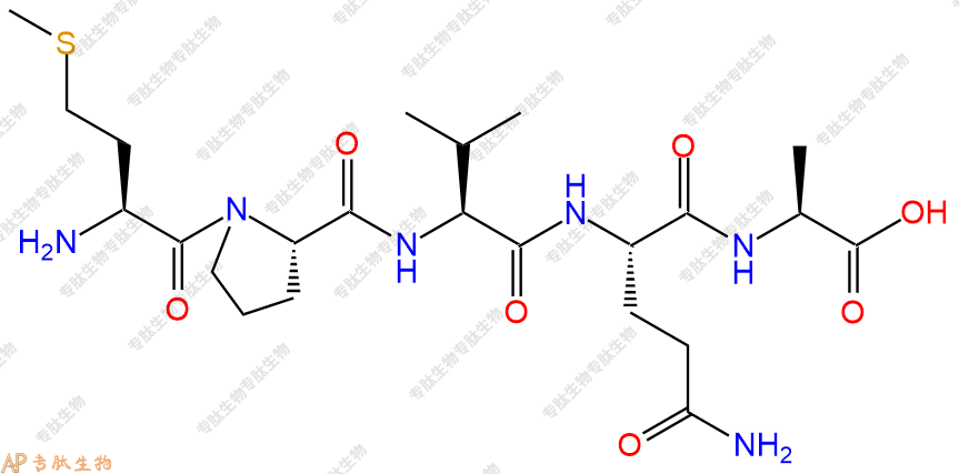 专肽生物产品H2N-Met-Pro-Val-Gln-Ala-COOH
