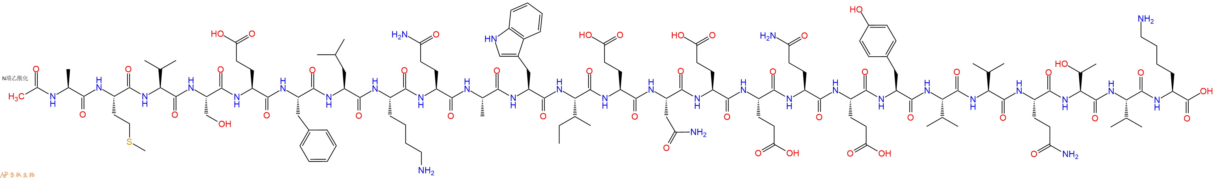 专肽生物产品膜联蛋白Annexin 1 (ANXA - 1, Ac 2 - 26)