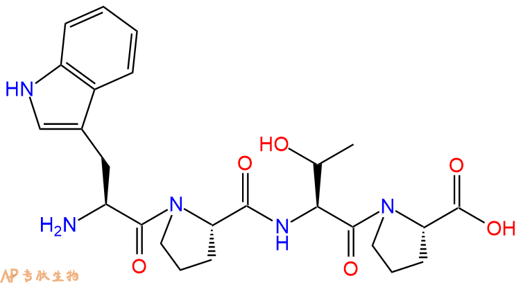 专肽生物产品H2N-Trp-Pro-Thr-Pro-COOH