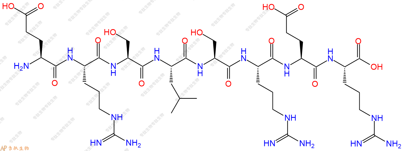 专肽生物产品H2N-Glu-Arg-Ser-Leu-Ser-Arg-Glu-Arg-COOH