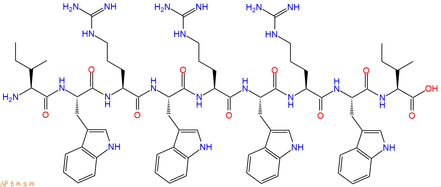 专肽生物产品H2N-Ile-Trp-Arg-Trp-Arg-Trp-Arg-Trp-Ile-COOH