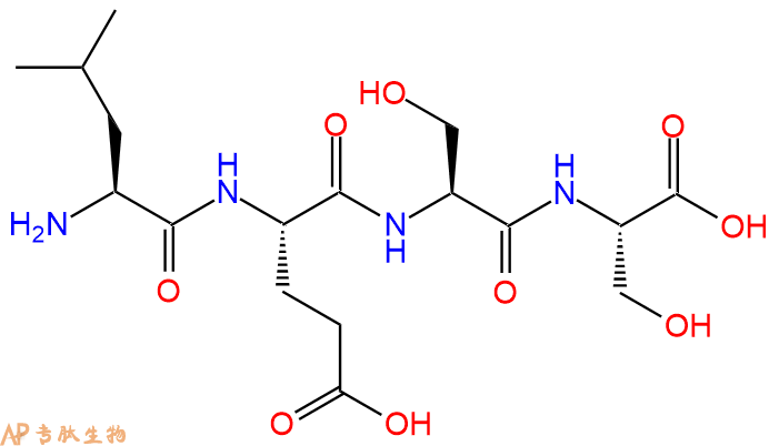 专肽生物产品H2N-Leu-Glu-Ser-Ser-COOH