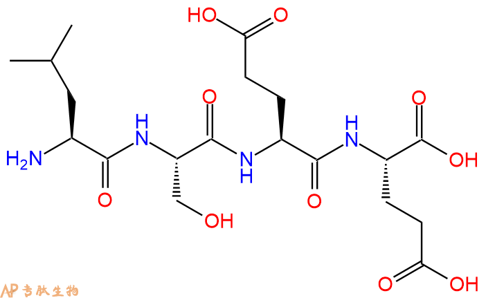 专肽生物产品H2N-Leu-Ser-Glu-Glu-COOH