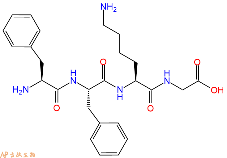 专肽生物产品H2N-Phe-Phe-Lys-Gly-COOH