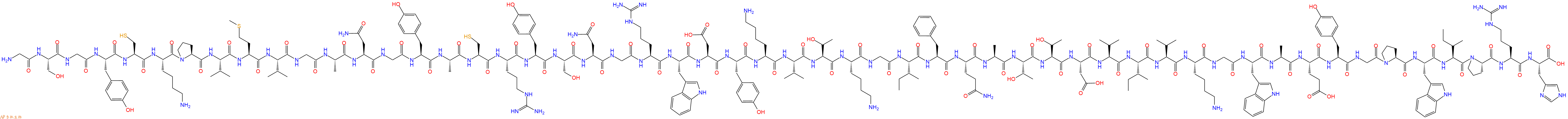 专肽生物产品H2N-Gly-Ser-Gly-Tyr-Cys-Lys-Pro-Val-Met-Val-Gly-Ala-Asn-Gly-Tyr-Ala-Cys-Arg-Tyr-Ser-Asn-Gly-Arg-Trp-Asp-Tyr-Lys-Val-Thr-Lys-Gly-Ile-Phe-Gln-Ala-Thr-Thr-Asp-Val-Ile-Val-Lys-Gly-Trp-Ala-Glu-Tyr-Gly-Pro-Trp-Ile-Pro-Arg-His-COOH