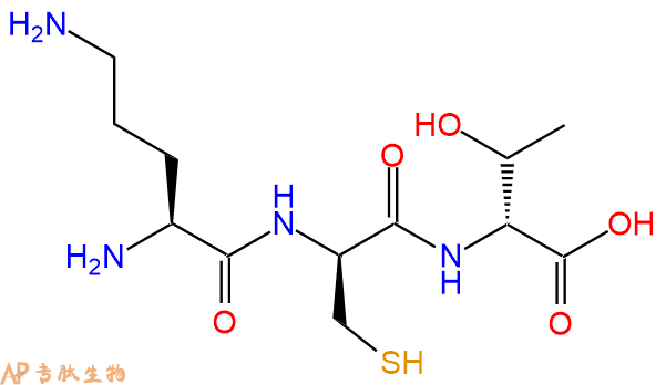 专肽生物产品H2N-Orn-DCys-DThr-COOH