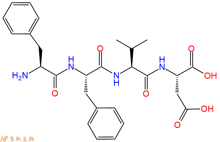 专肽生物产品H2N-Phe-Phe-Val-Asp-COOH