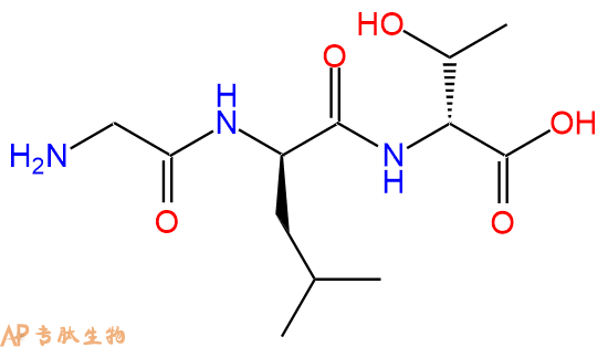 专肽生物产品H2N-Gly-DLeu-DThr-COOH