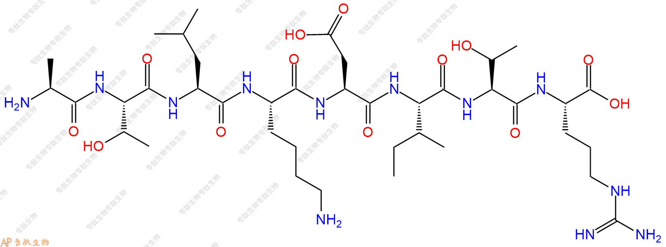 专肽生物产品H2N-Ala-Thr-Leu-Lys-Asp-Ile-Thr-Arg-COOH