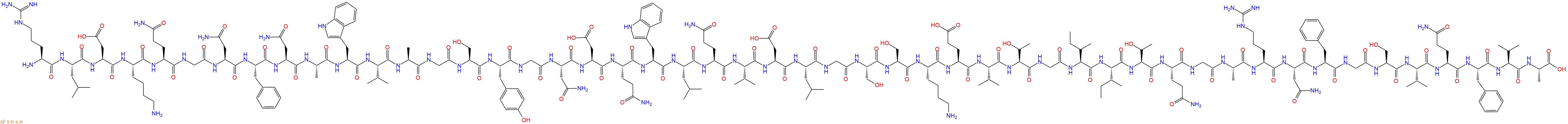 专肽生物产品H2N-Arg-Leu-Asp-Lys-Gln-Gly-Asn-Phe-Asn-Ala-Trp-Val-Ala-Gly-Ser-Tyr-Gly-Asn-Asp-Gln-Trp-Leu-Gln-Val-Asp-Leu-Gly-Ser-Ser-Lys-Glu-Val-Thr-Gly-Ile-Ile-Thr-Gln-Gly-Ala-Arg-Asn-Phe-Gly-Ser-Val-Gln-Phe-Val-Ala-COOH
