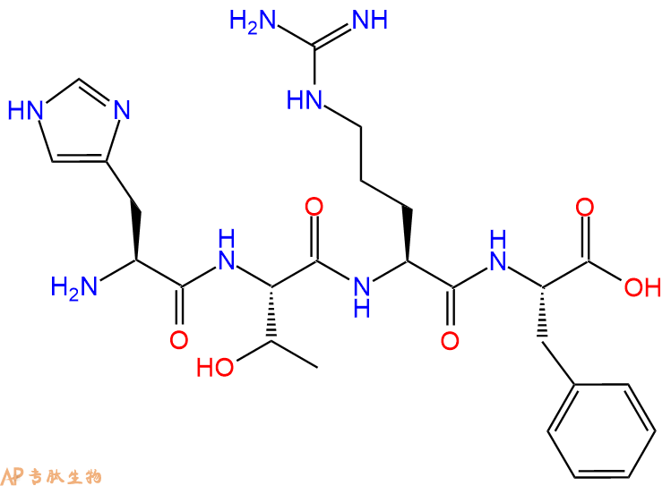 专肽生物产品H2N-His-Thr-Arg-Phe-COOH