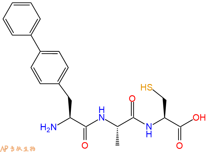 专肽生物产品H2N-Bip-Ala-Cys-COOH