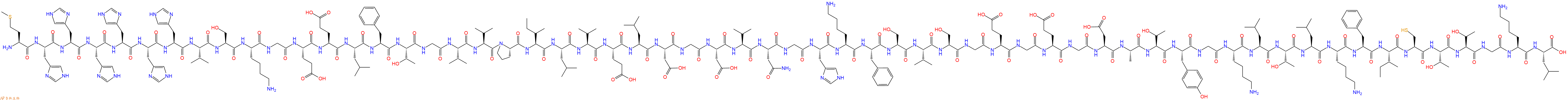 专肽生物产品H2N-Met-His-His-His-His-His-His-Val-Ser-Lys-Gly-Glu-Glu-Leu-Phe-Thr-Gly-Val-Val-Pro-Ile-Leu-Val-Glu-Leu-Asp-Gly-Asp-Val-Asn-Gly-His-Lys-Phe-Ser-Val-Ser-Gly-Glu-Gly-Glu-Gly-Asp-Ala-Thr-Tyr-Gly-Lys-Leu-Thr-Leu-Lys-Phe-Ile-Cys-Thr-Thr-Gly-Lys-Leu-COOH