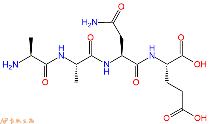 专肽生物产品H2N-Ala-Ala-Asn-Glu-COOH