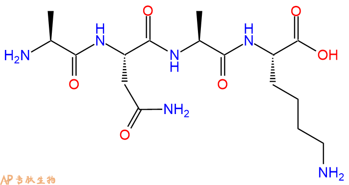 专肽生物产品H2N-Ala-Asn-Ala-Lys-COOH