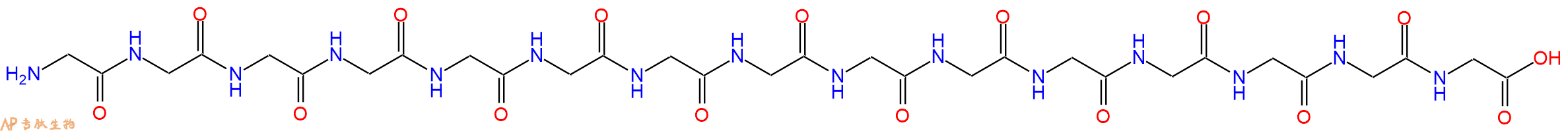 专肽生物产品H2N-Gly-Gly-Gly-Gly-Gly-Gly-Gly-Gly-Gly-Gly-Gly-Gly-Gly-Gly-Gly-COOH