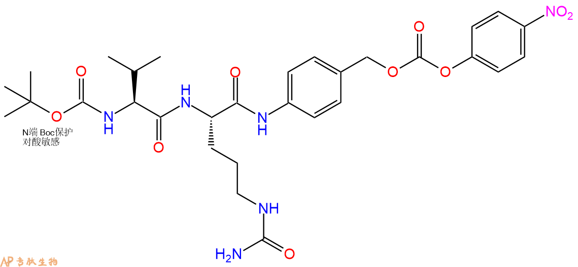专肽生物产品Peptide Linkers（ADC Linkers）：Boc-Val-Cit-PAB-PNP870487-10-8