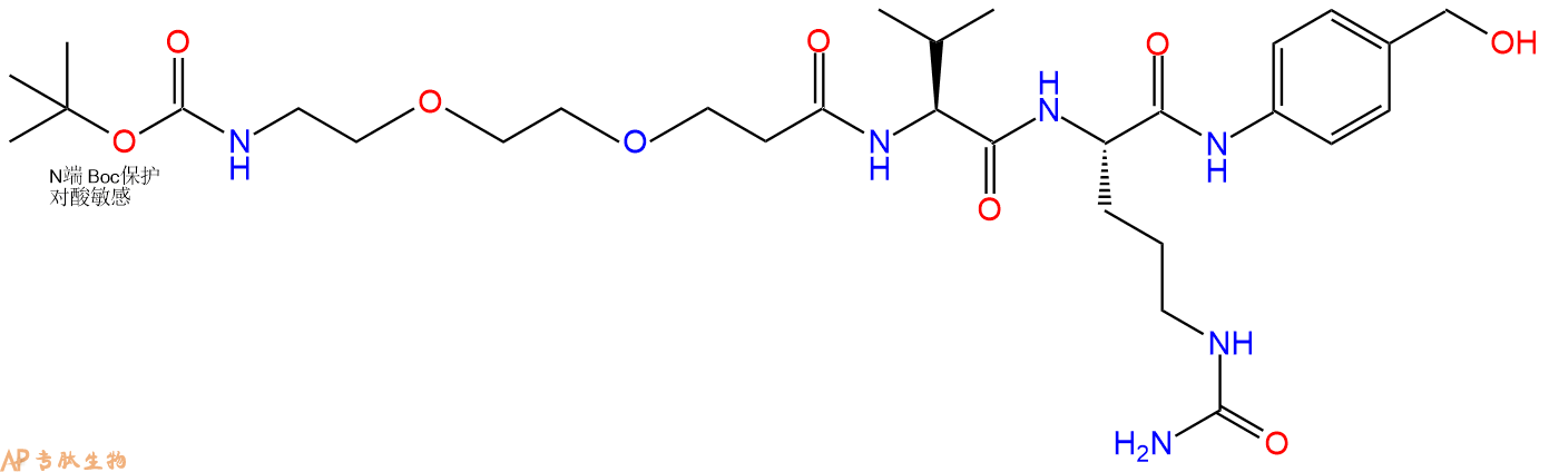 专肽生物产品Boc-PEG2-Val-Cit-PAB-OH2055024-55-8