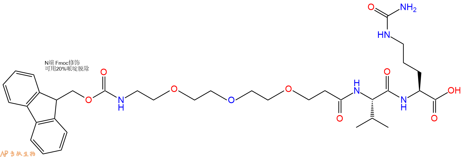 专肽生物产品Fmoc-PEG3-Val-Cit