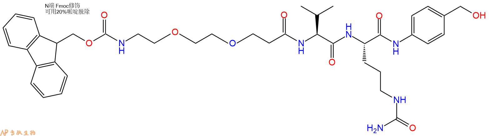 专肽生物产品Fmoc-PEG2-Val-Cit-PAB-OH2055024-59-2